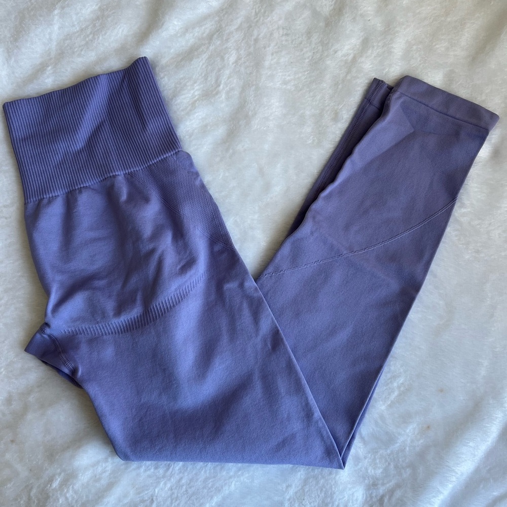Purple High-Waisted Leggings